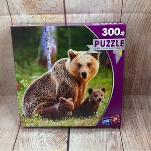 Puzzle Mother Bear & Cubs 300 Piece TCG Toys Ages 14+